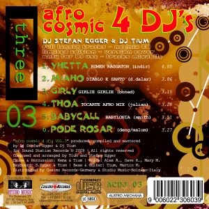 afro cosmic 4 DJs | vol. 3
