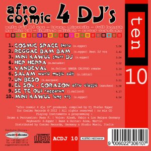 afro cosmic 4 DJs | vol. 10