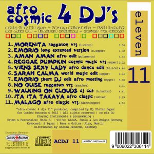 afro cosmic 4 DJs | vol. 11