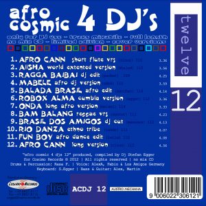 afro cosmic 4 DJs | vol. 12