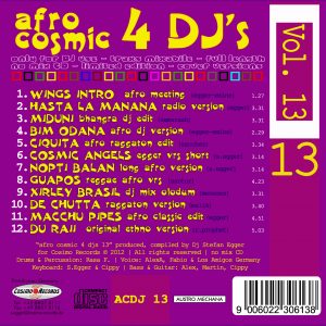 afro cosmic 4 DJs | vol. 13