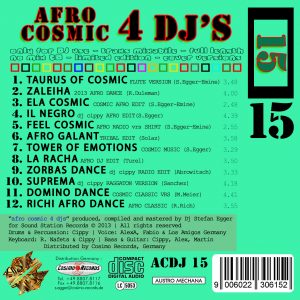 afro cosmic 4 DJs | vol. 15