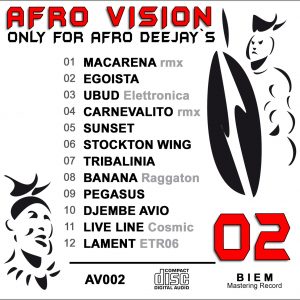 Afro Vision 002 | No Mix CD