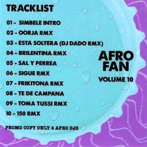 Afro Fan 10 | NO MIX CD
